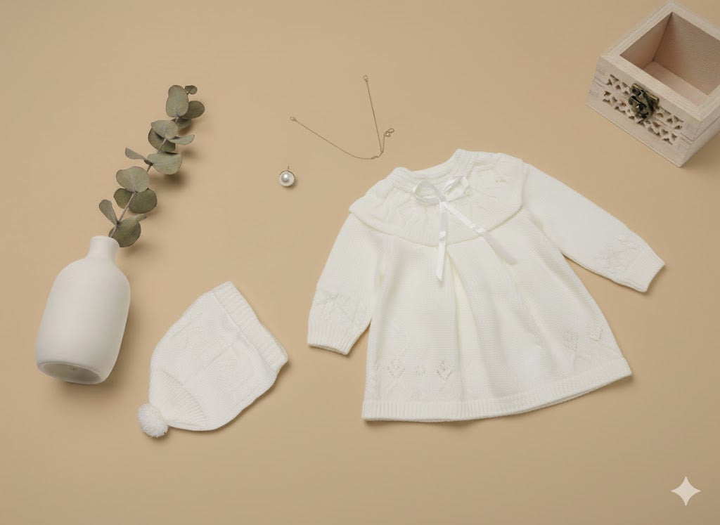 knitted peplum with trouser