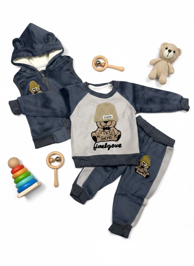 Fleece 3-piece suit