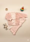 Baby Girl Knitted Rabbit Wool Set