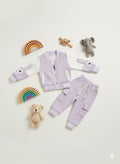 Baby Girl Lilac Zipped Upper 3-piece set
